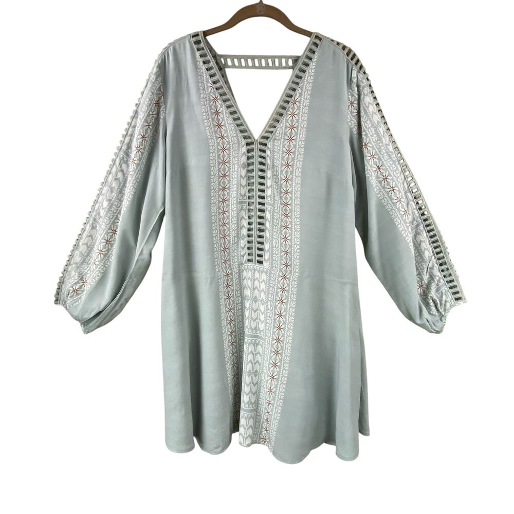 Free People Long Sleeve Mini Dress Size S Boho New Without Tags